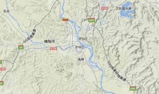 四川省绵阳市地图